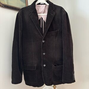 J. Crew Vintage Grandpacore Brown Corduroy Sport Coat Blazer Size Large
